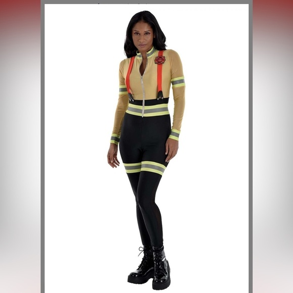 Women's Classic Firefighter Costume - Picture 2 of 3